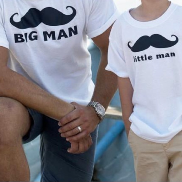 Set of tees “ Big Man, little Man” - Picture 5 of 5